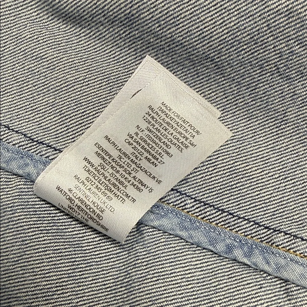 Ralph Lauren Classic Blue Denim Blazer - Picture 9 of 12